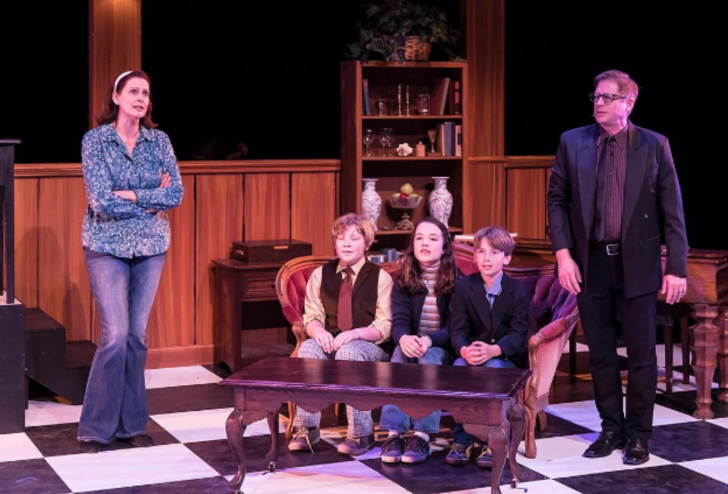 FUN HOME (as Helen) with Rob Grayson as Bruce, Sam Pillow as Christian, Ember Reiter as Small Alison, Henry Challen as John