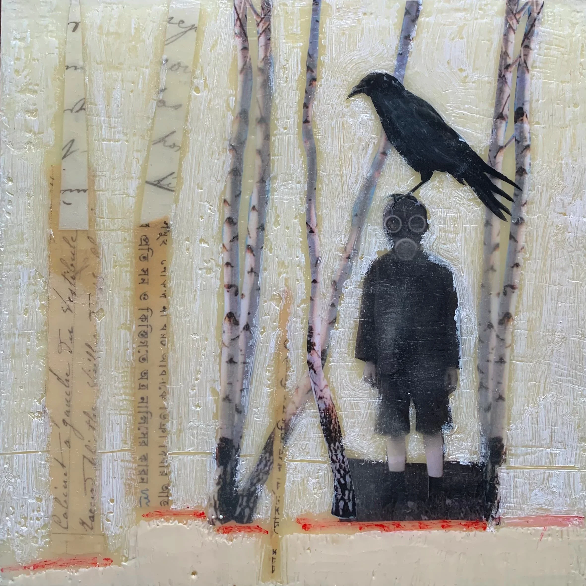 Respire 3 - panel 3 of triptych