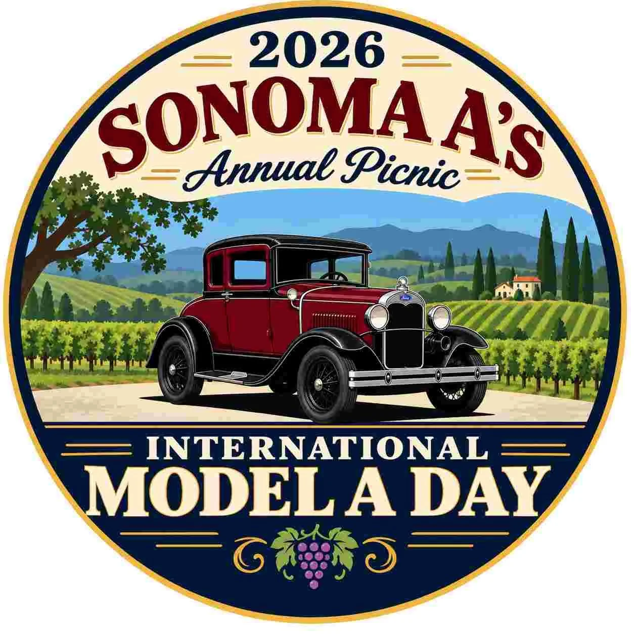 Sonoma A's Annual Picnic and International Model A Day - Sept 2026
