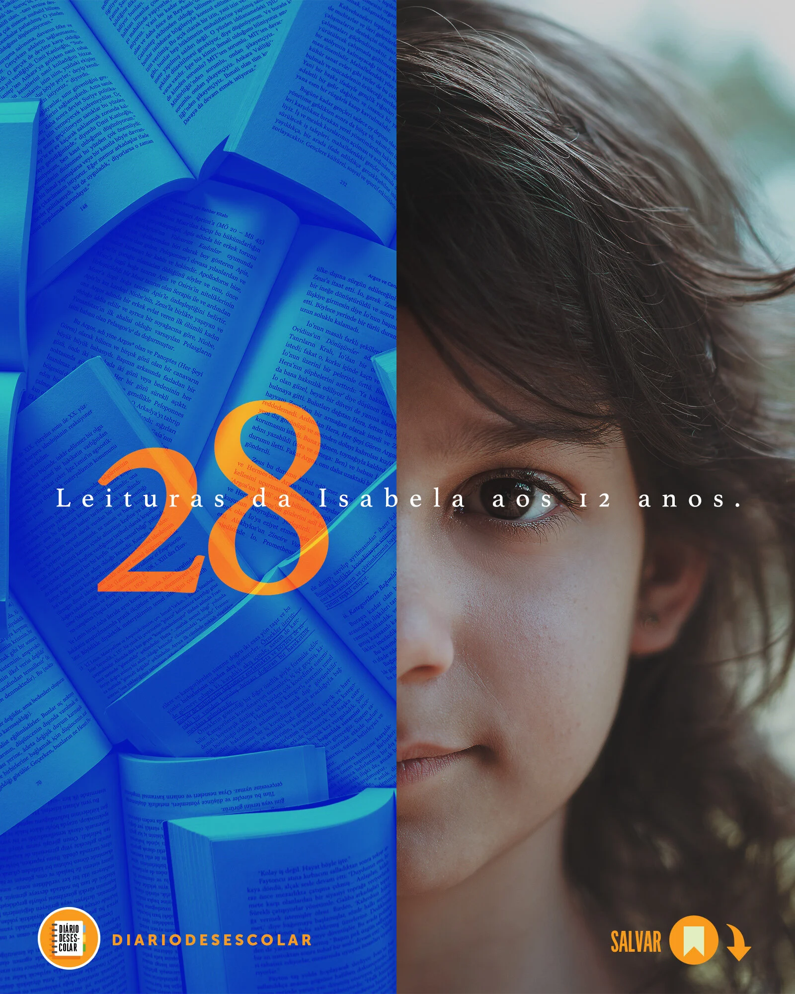 Os livros que a Isabela leu aos 12 anos