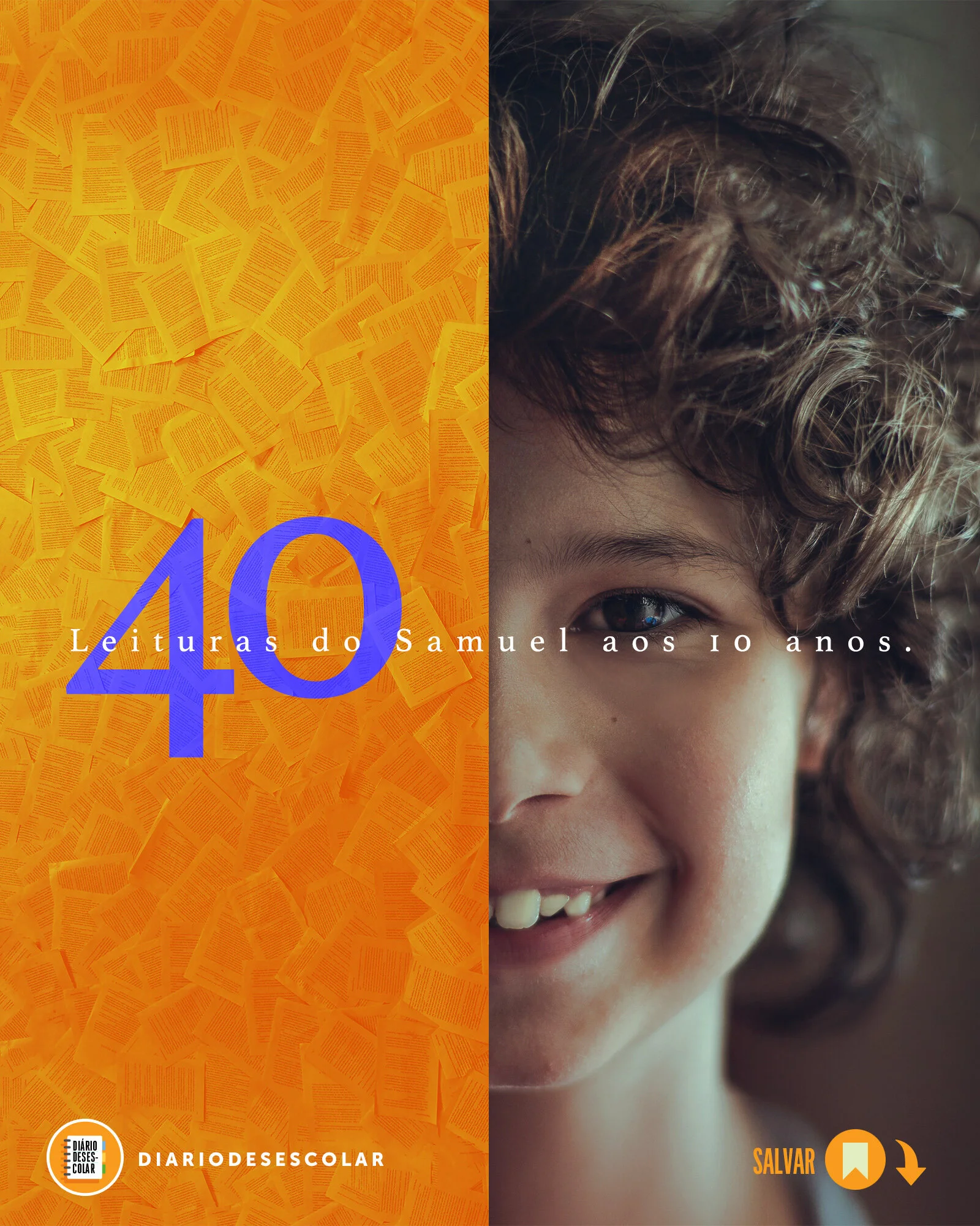 Os livros que o Samuel leu aos 10 anos