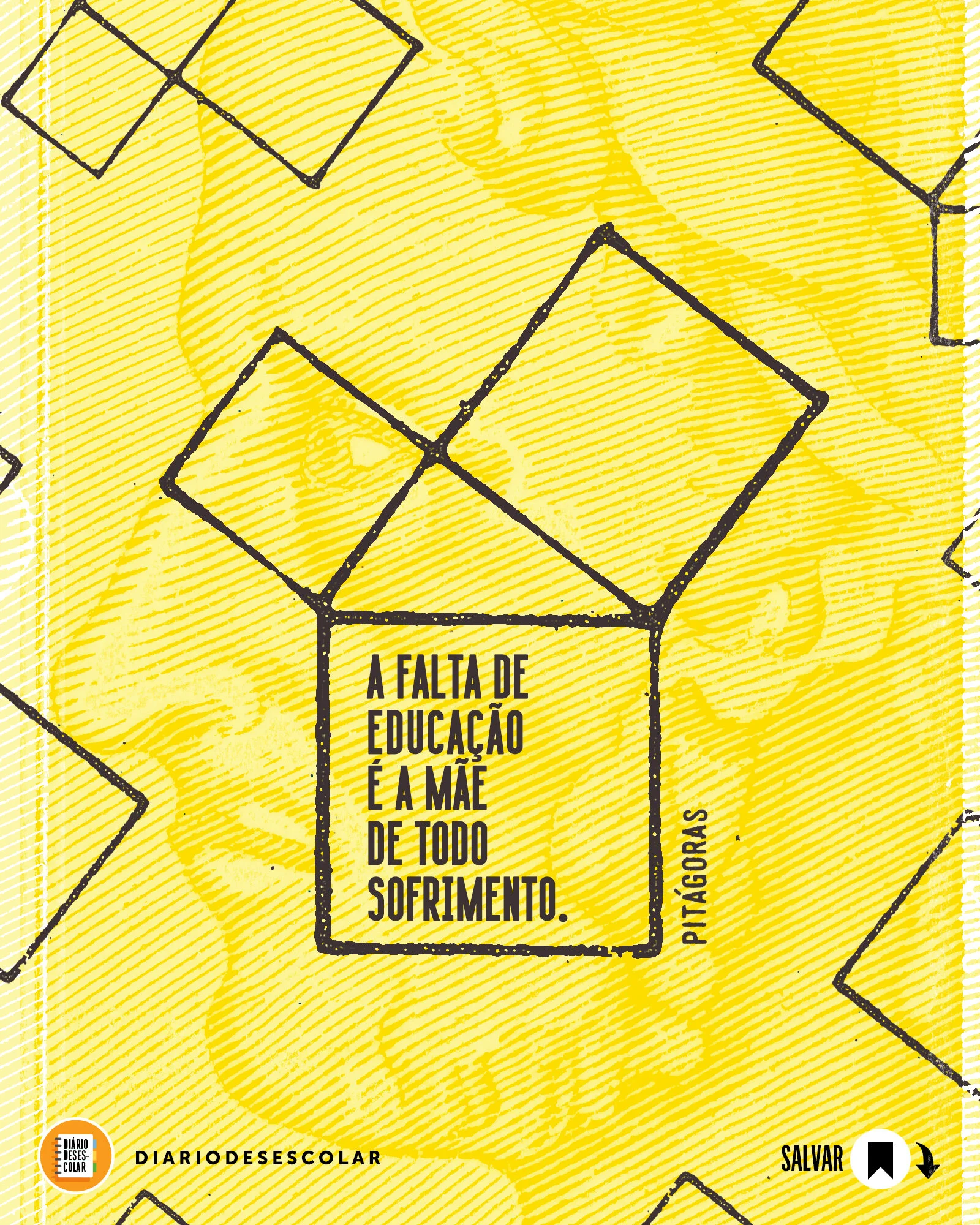 Falta de educação.