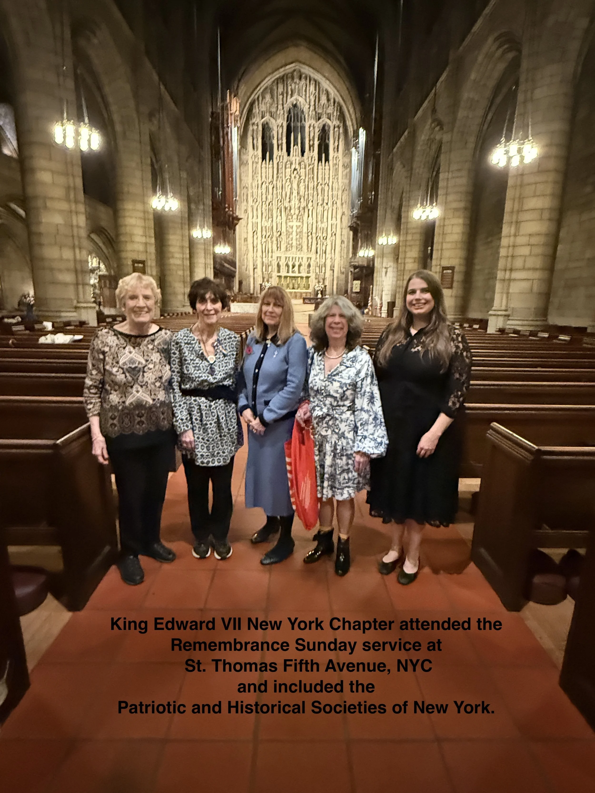 The 104th Annual Flag Service for the Genealogical and Historical Societies of New York at Saint Thomas Church, Fifth Avenue - A Choral Evensong with Act of Remembrance