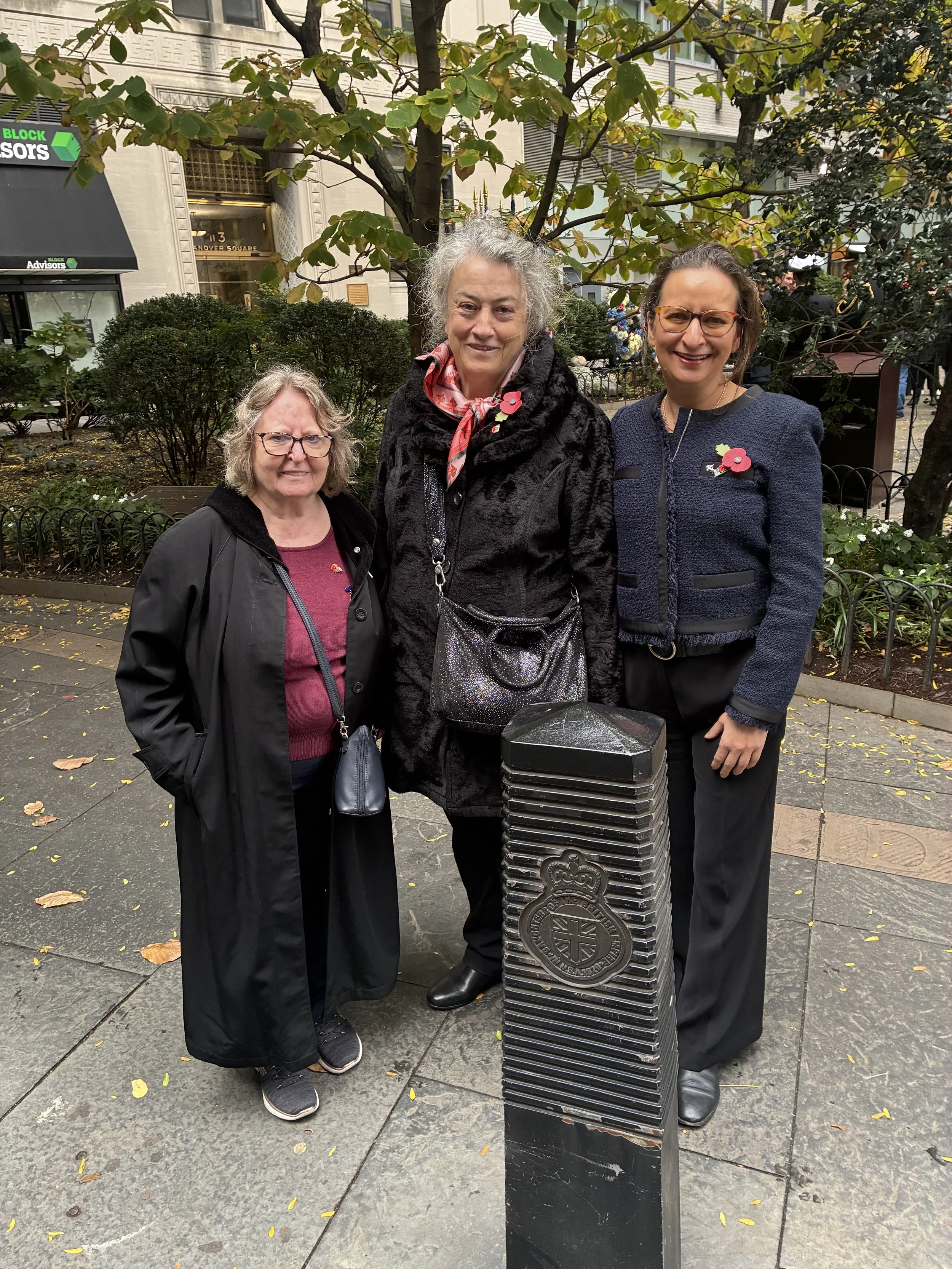 Remembrance Day Ceremony bollard.jpeg