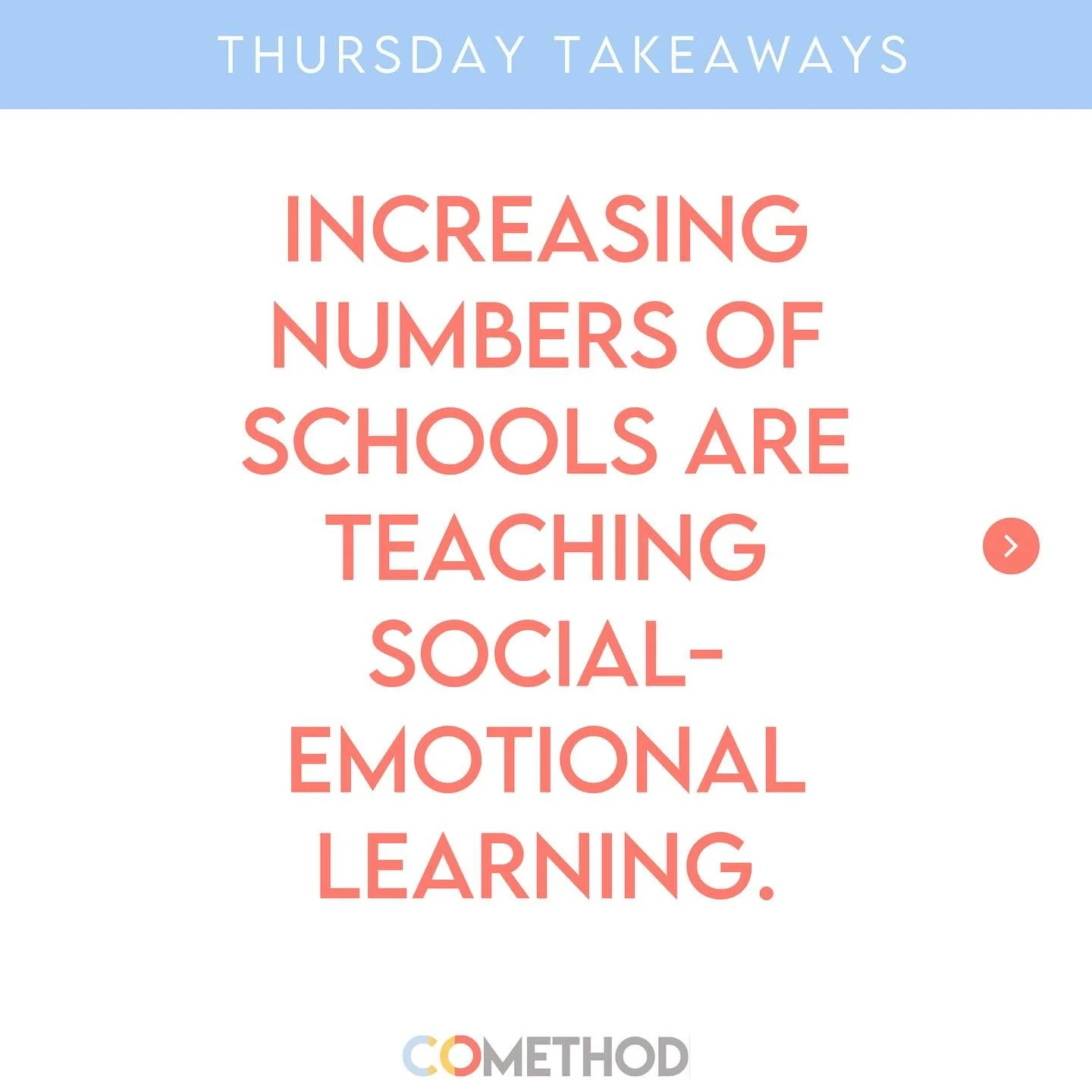 Applying SEL in schools creates long lasting benefits that matter. Apply insights to your classroom and explore how your classroom environment can thrive. #ThursdayTakeaways #CoMethod