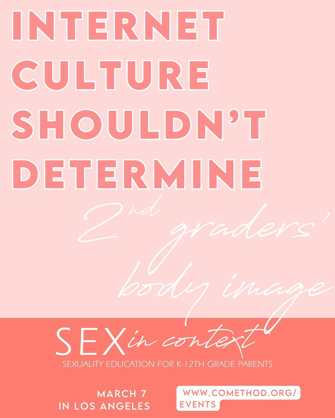 Internet culture shouldn&rsquo;t be shaping body image for second graders&mdash;but it is.

Research shows that 1) body image attitudes begin to form as young as age 3, 2) children as young as 7 report body dissatisfaction, and 3) exposure to idealiz