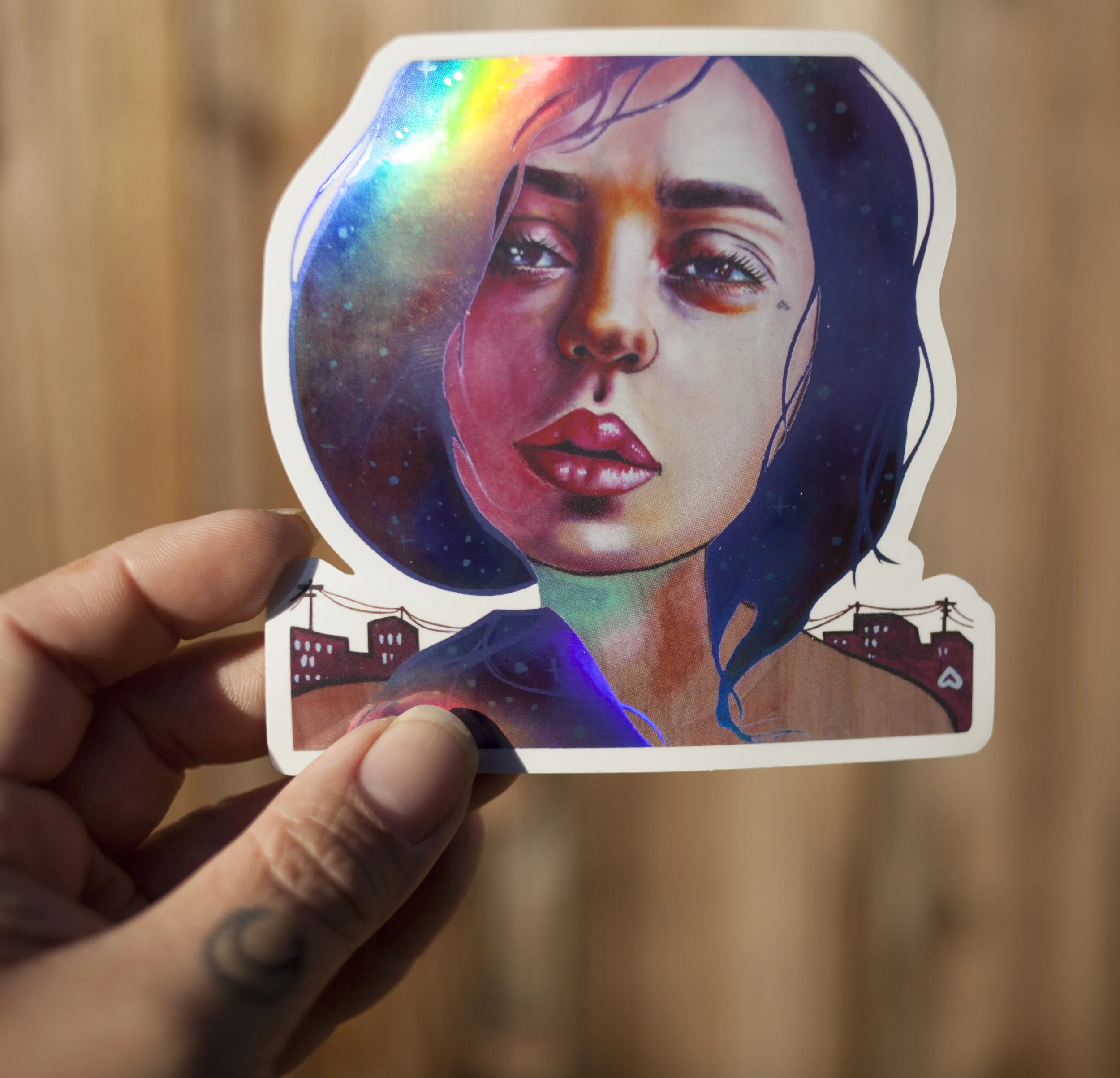 Morada Sticker