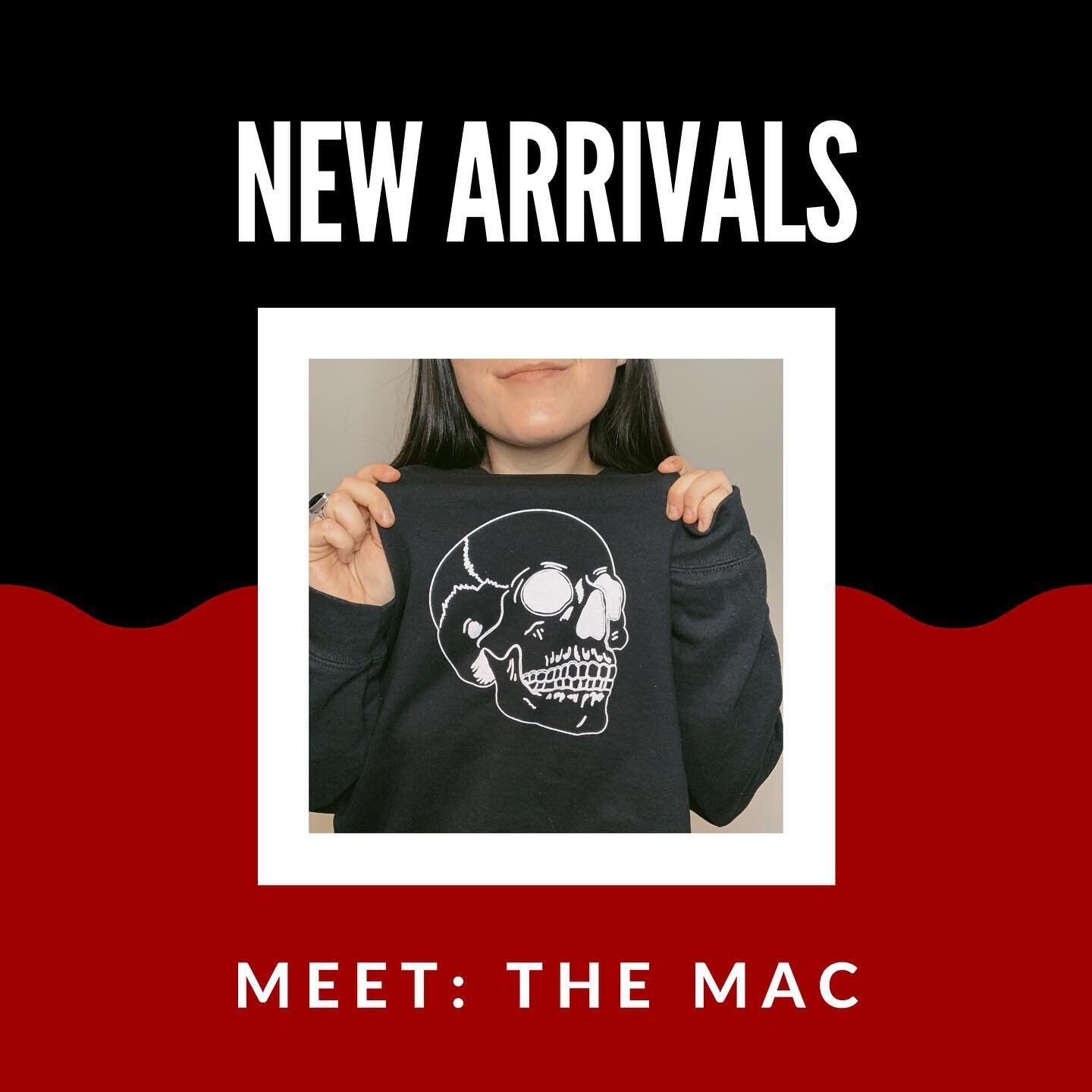 Meet: The Mac 💀

This design is available in:
✖️cropped tees
✖️basic tees
✖️long-sleeve tees
✖️crew necksssss

Stock is LIMITED, especially the sweatshirts. Snag one if you want one, and tag @rocklovelybones in your pictures so I can cry about how m