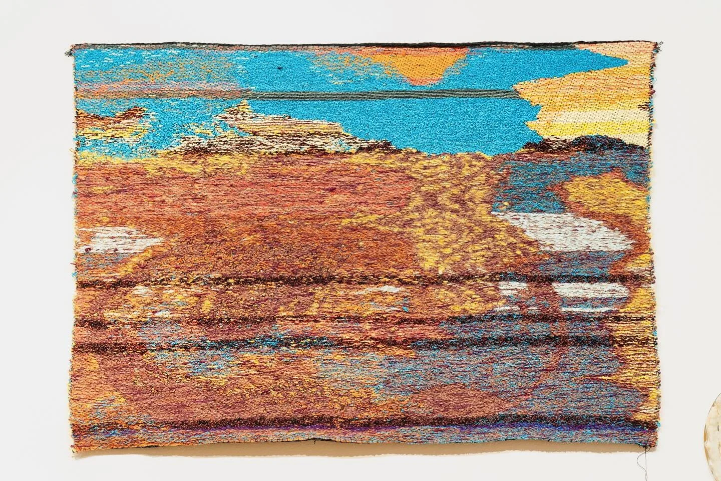 This morning we are highlighting the work of our artist fellow Eleanor Frick and their gorgeous world of vibrant textiles.
“The Dybbuk in the Mirror” by Grace Gittelman and Eleanor Goeglein Frick at Buddy, Chicago Cultural Center, is on