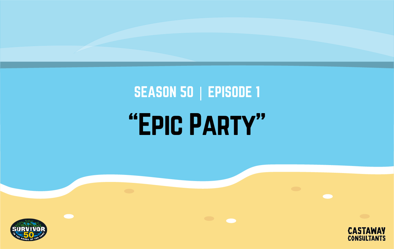 Survivor 50: In the Hands of the Fans Premiere: "Epic Party"