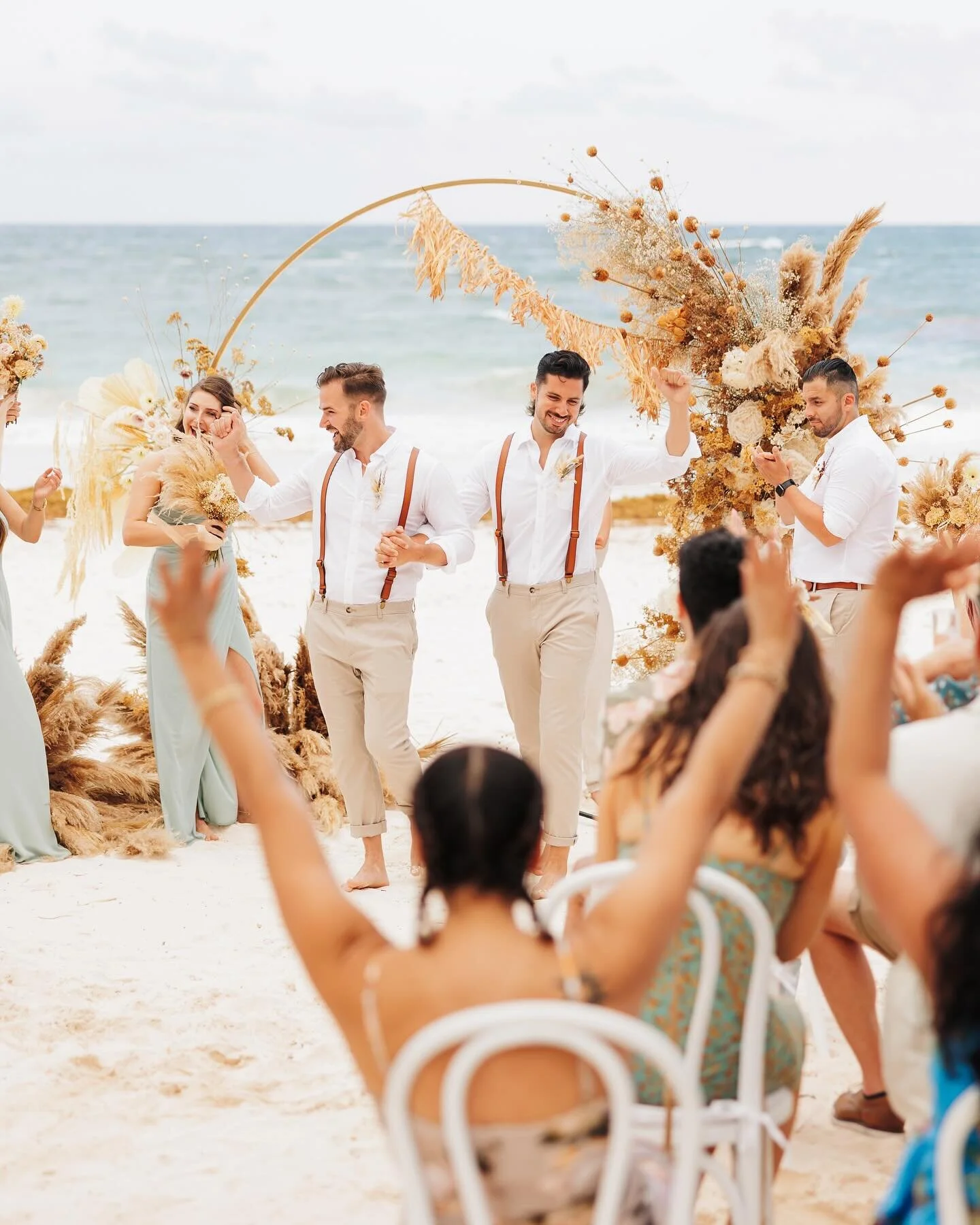 Cary &amp; James in Tulum 🌴✨

Grooms: @cary_schultz @jamesjacob__ 
Design &amp; Planning: @theplanner.bylali
Venue: @delektulum
Photography: @toddthephotographer
Videography: @artdealers.films
Grooming: @cgcut
Florals: @diaunofloral
Officiant: @yepn
