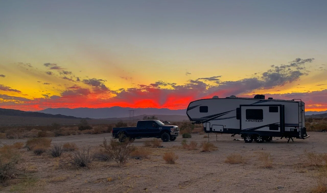   Free Camping outside Joshua Tree National Park  