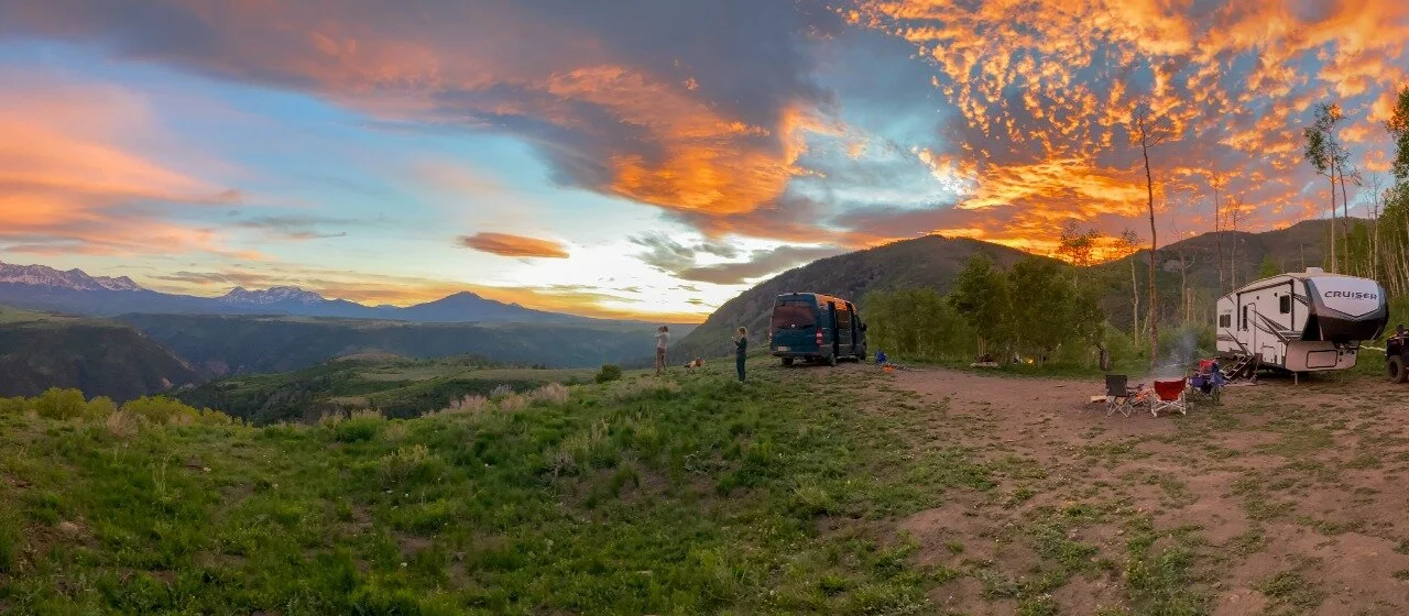   One of our favorite free campsites in Telluride, CO.   