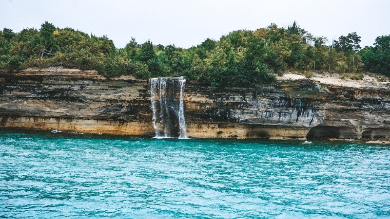 Boat Tours in Pictured Rocks Michigan.JPG