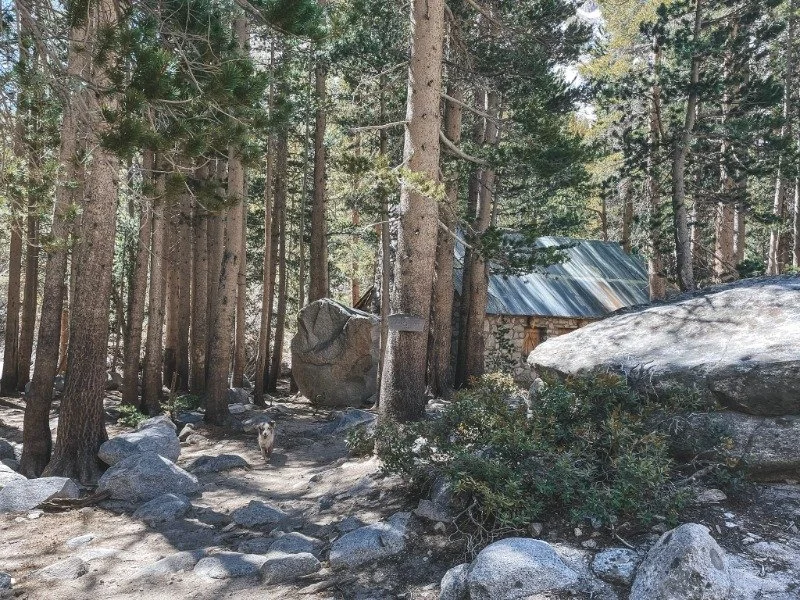 Lon Chaney Cabin along Big Pine Lakes Trail