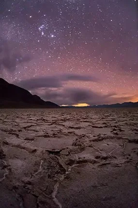   Orion over the Badwater Basin by Tyler Nordgren  