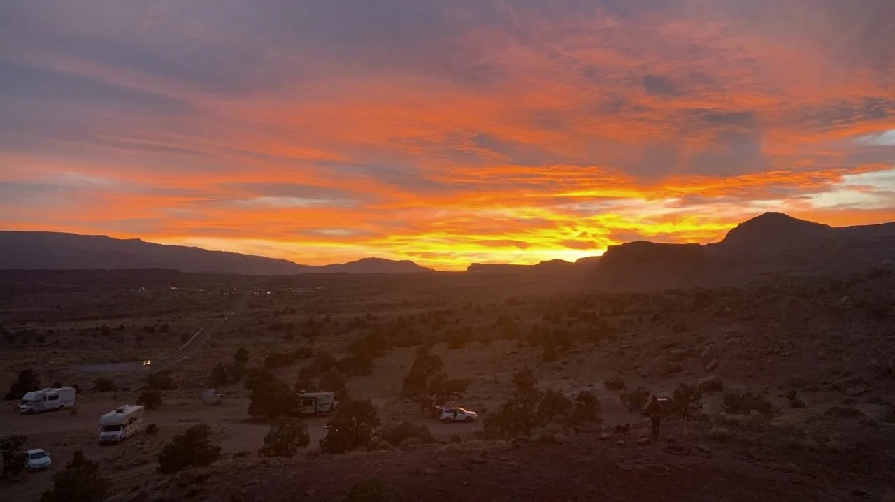 Camping in Torrey, Utah