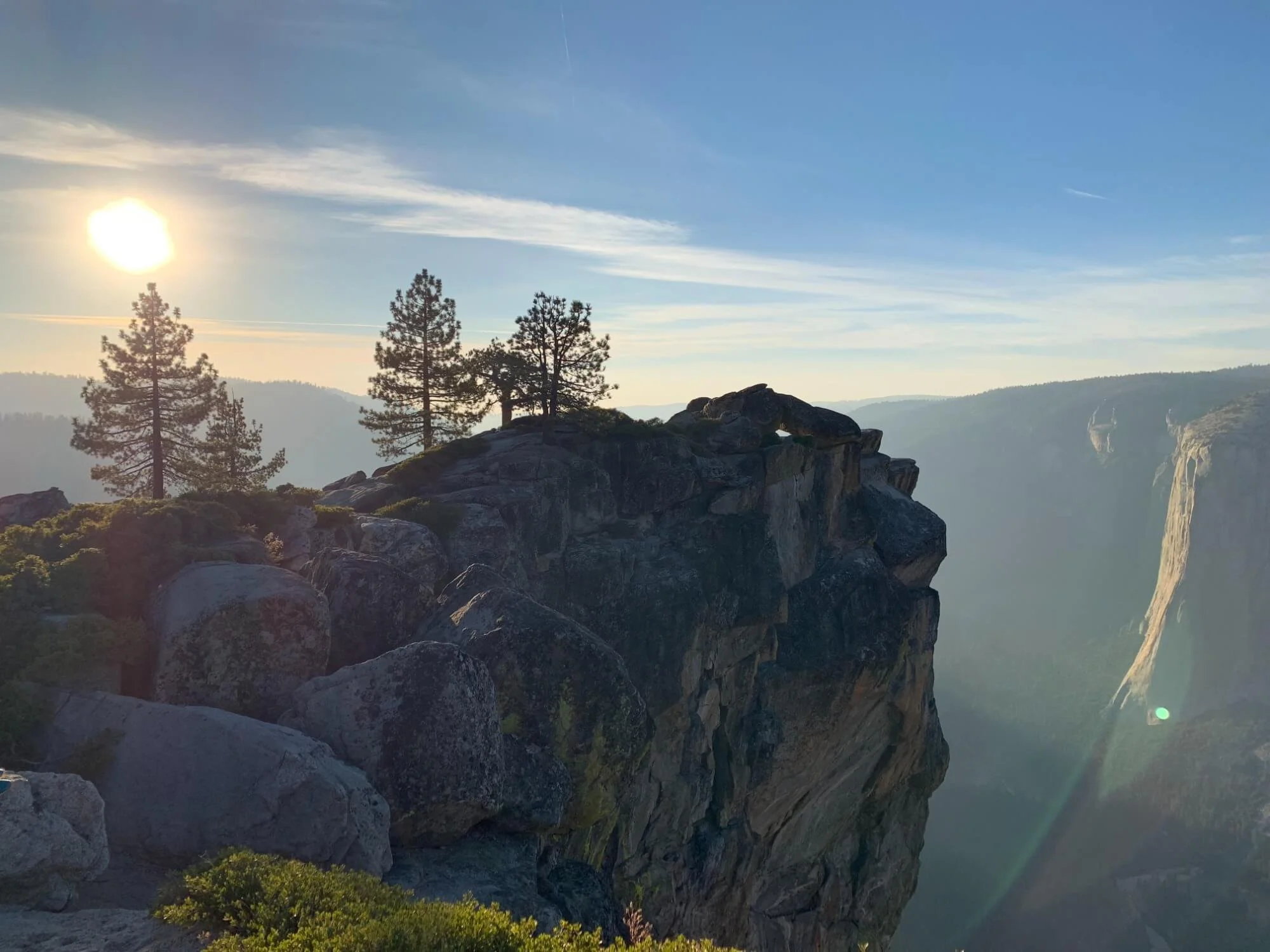  Sunset at Taft Point  - Yosemite National Park 