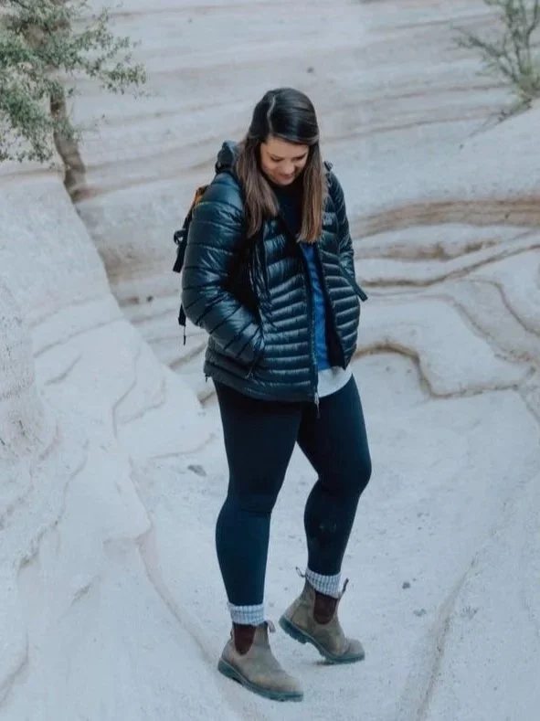 At Canyonlands National Park, wearing the Athleta Uptempo long sleeve hiking shirt.