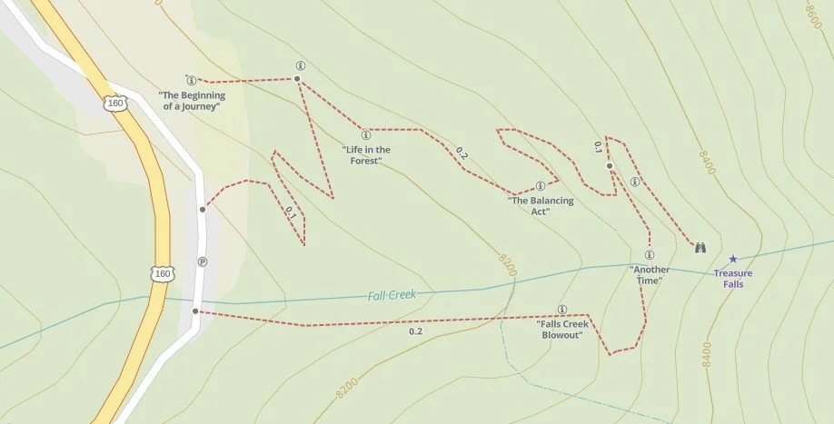  View and download the hiking trail from  All Trails    