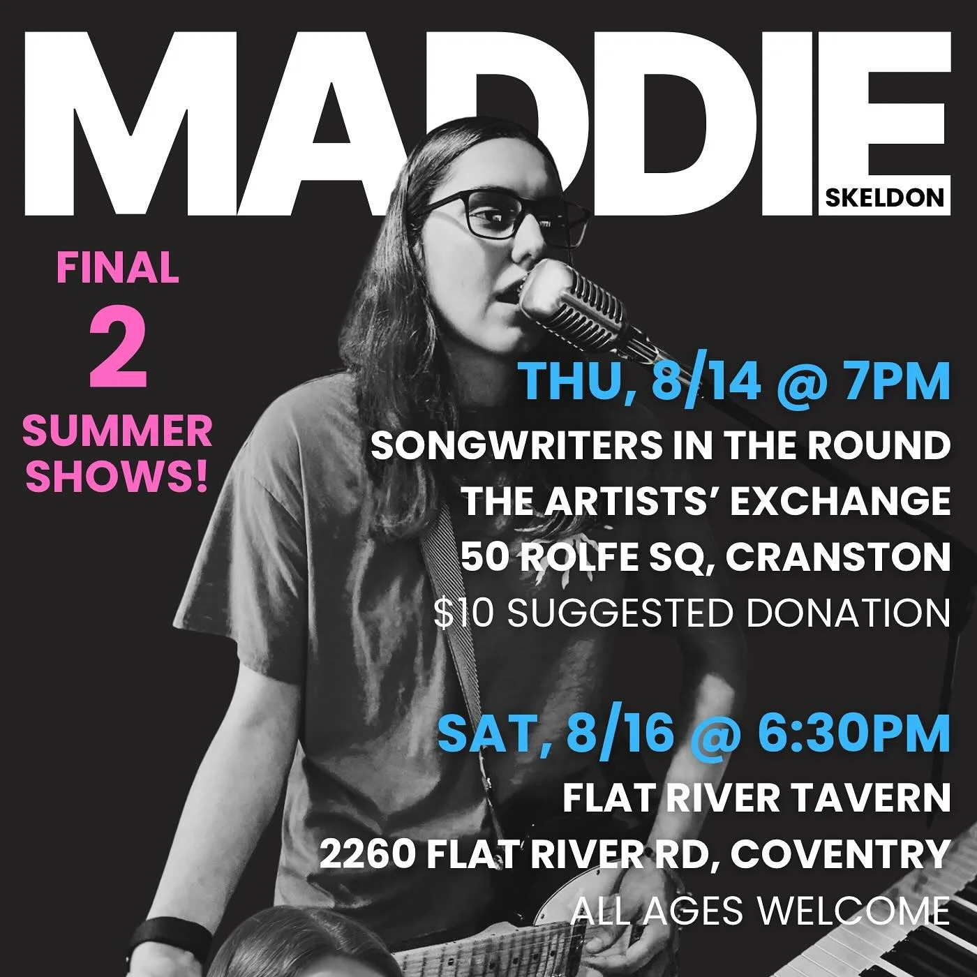 Final 2 summer shows next week!