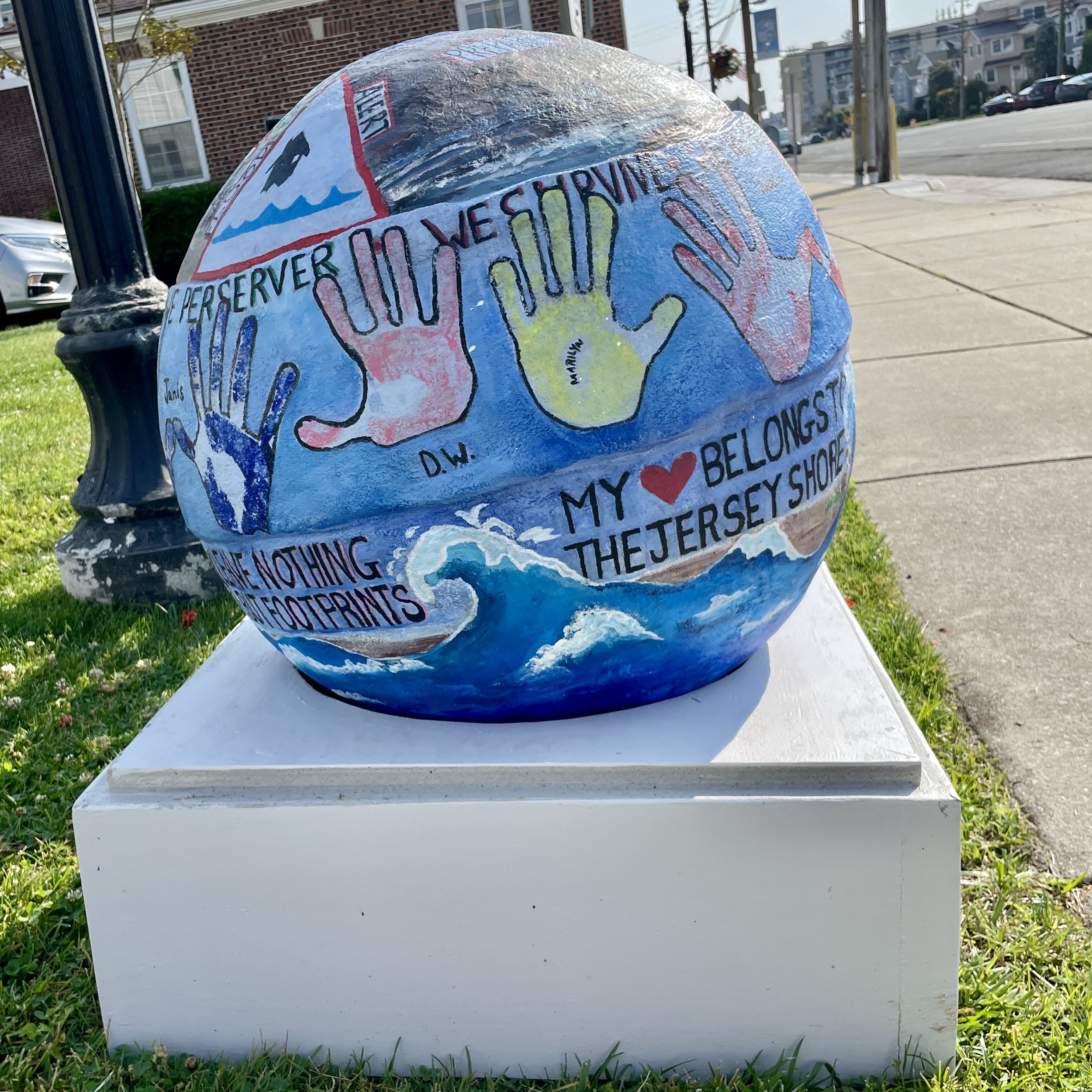 Longport Nj Installation: Community Engaged Coastal Flooding Resilience Project awarded to Jessica Mungekar through the Ocean City Arts Center and NJ State Council for the Arts. 