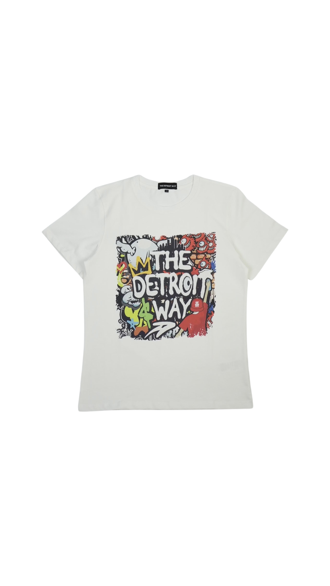 White Graffiti Tee