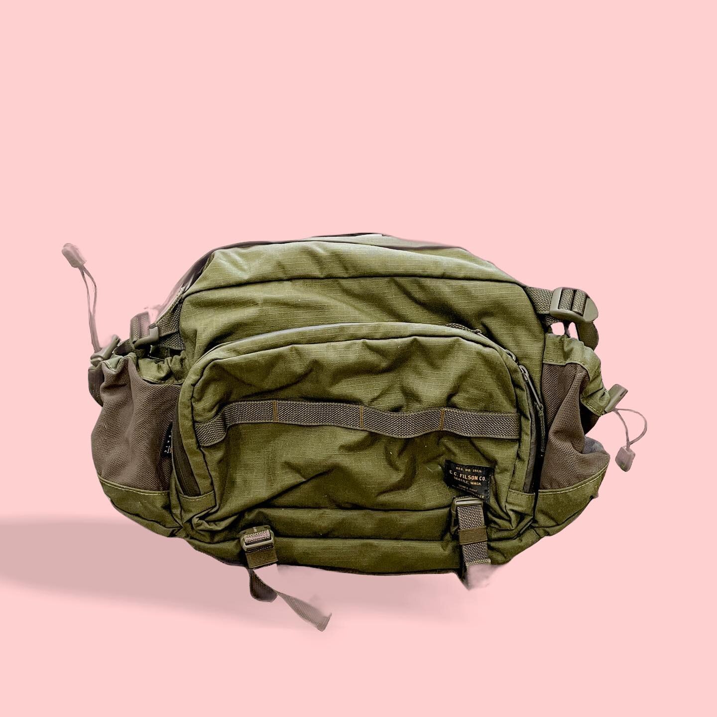 Carry all the bits and bobs with none of the sweaty back!

Filson Fanny Pack
MSRP: $175
Cc: $78