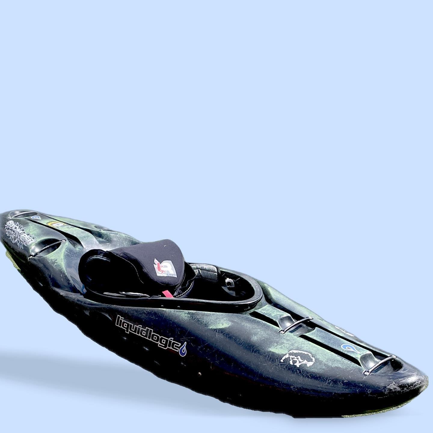 Feeling whitewater curious but don&rsquo;t know where to start? This Liquid Logic Stomper 80 is a highly stable whitewater kayak ideal for paddlers between 140-200lbs who are looking to get out on the Wenatchee this summer! 

Includes like new IR Kli