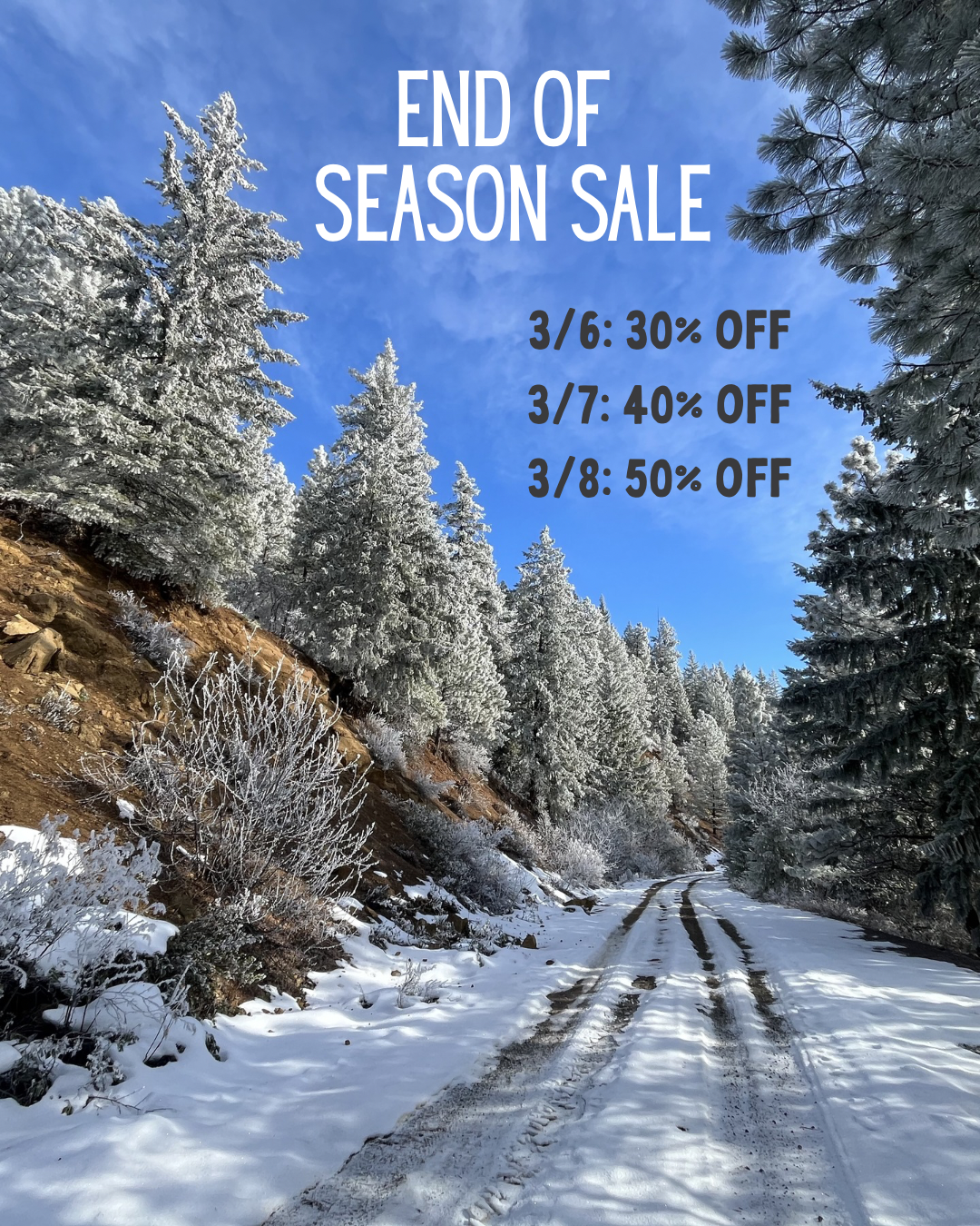 End of Season Sale