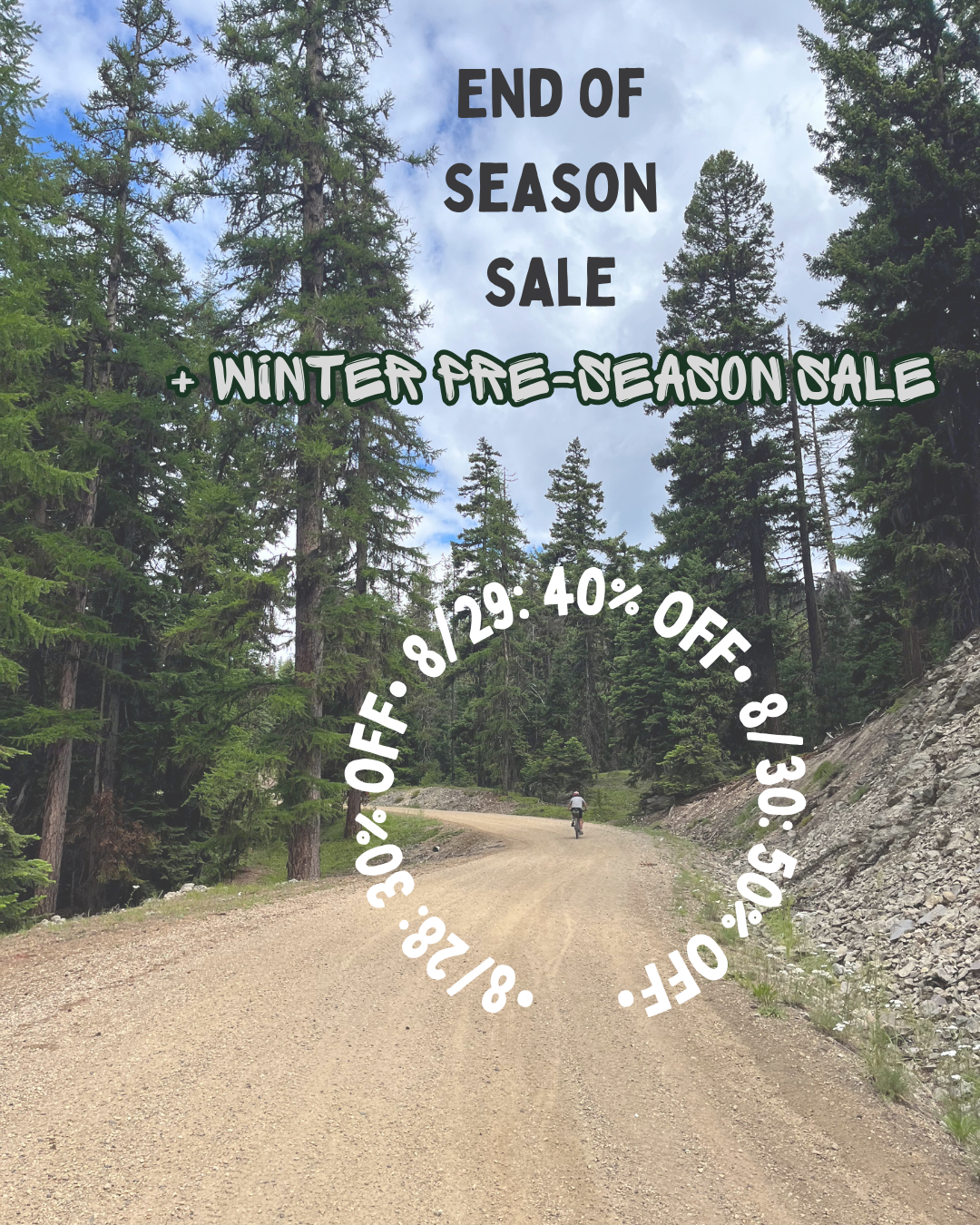 End of Season Sale!
