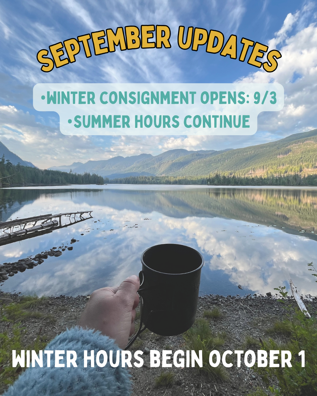 Winter Consignment Begins