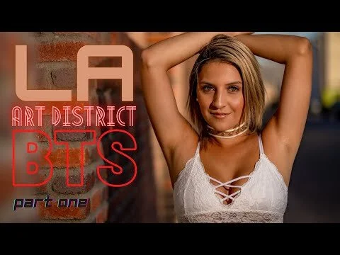 BTS Photoshoot in L.A Art District.