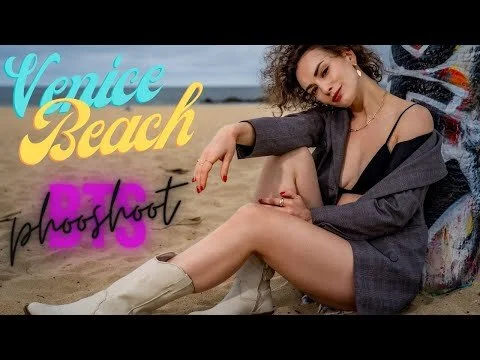 Venice BTS photoshoot with Olya Teremetskaya