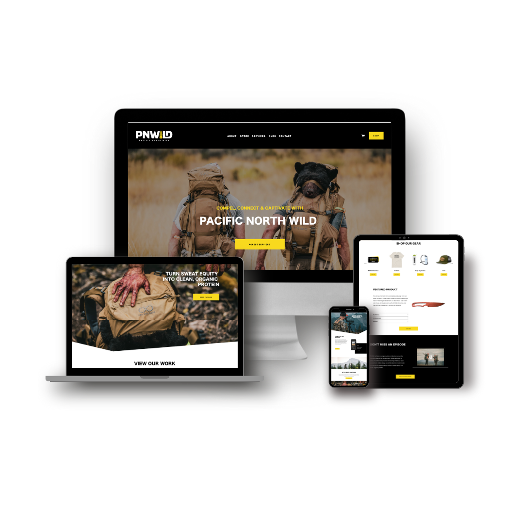 Woodlands Marketing Squarespace  Design & Outdoor Branding