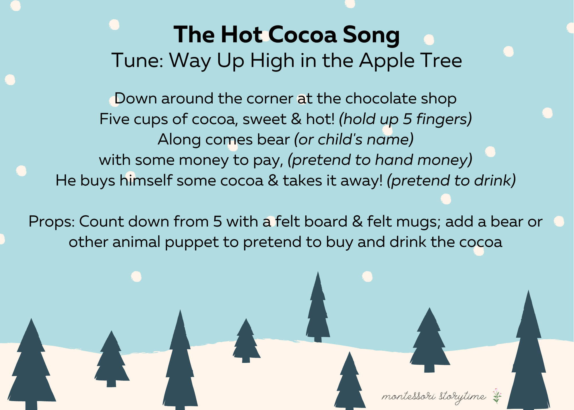 Download Winter Songs Rhymes Montessori Storytime