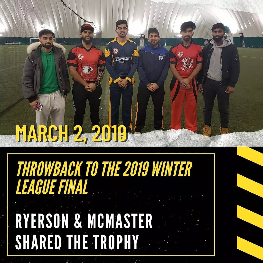 #Throwback to the 1st CCUC Winter league final in which Ryerson and McMaster tied the series 1-1, ultimately sharing the trophy 🏆🤝

The league was the first of it's kind in the country 🇨🇦 with 6 institutions participating from Nov 2018 to March 2