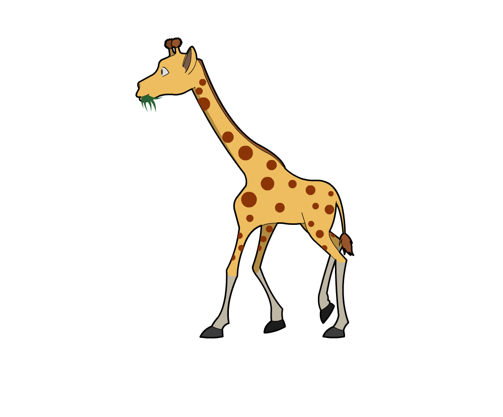 Giraffe Walking Gif