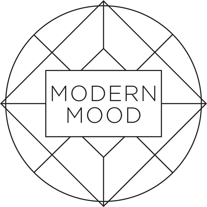 Black geometric logo for Modern Mood Body Jewelry
