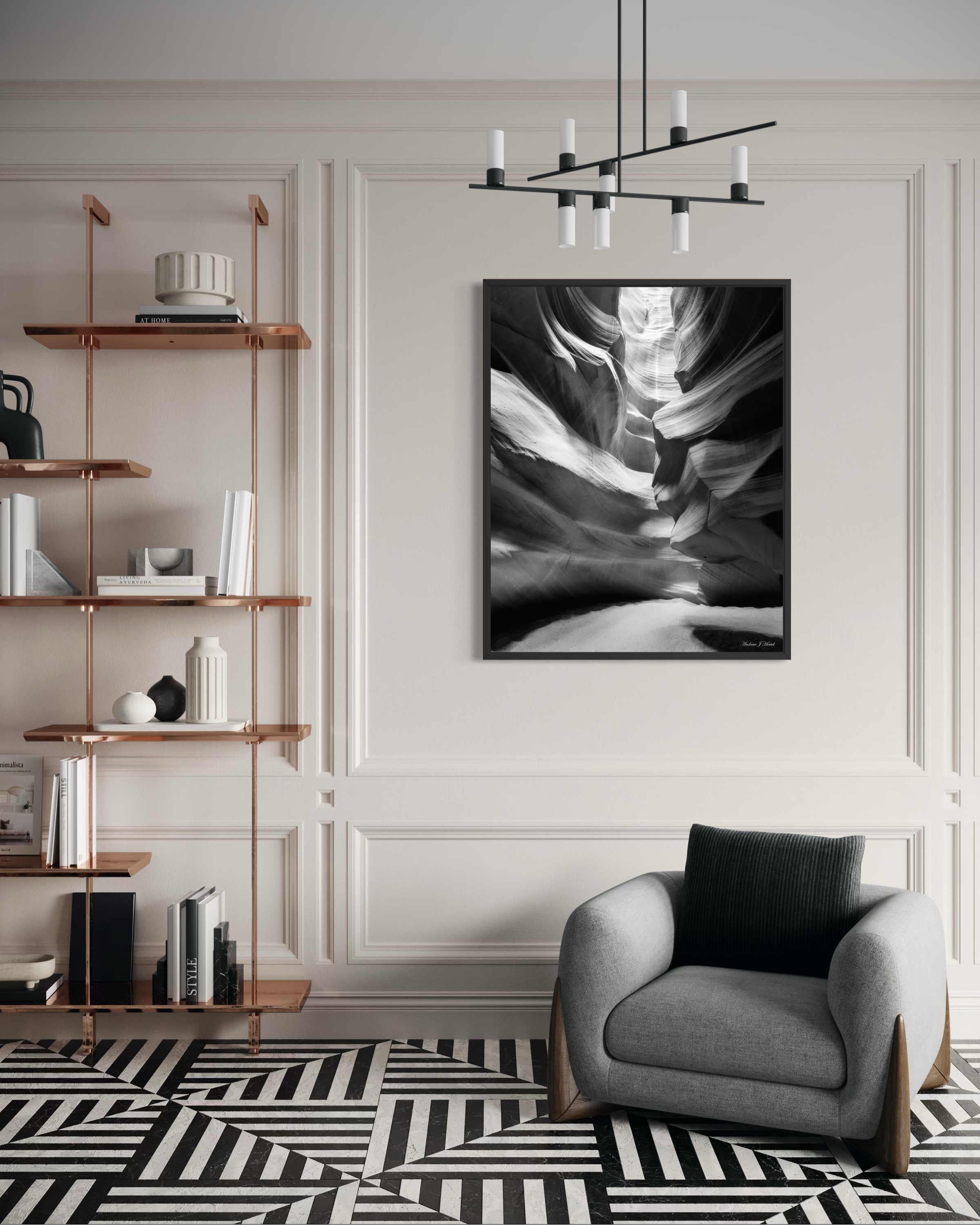 Framed fine art photograph of Antelope Canyon by Andrew Hertel