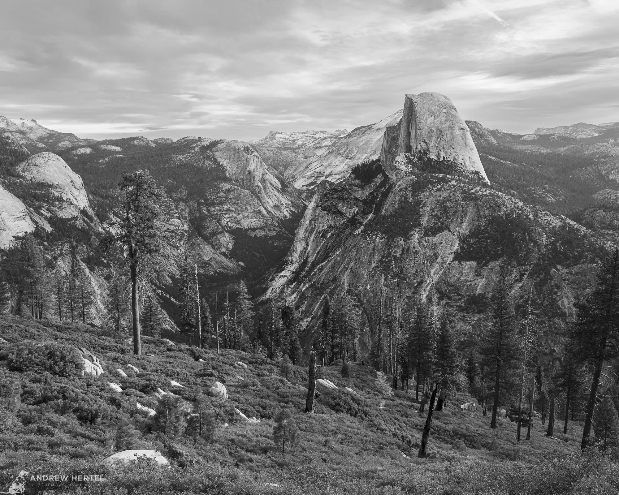 Yosemite Half Dome Sunrise: Capturing Nature's Symphony — Andrew Hertel