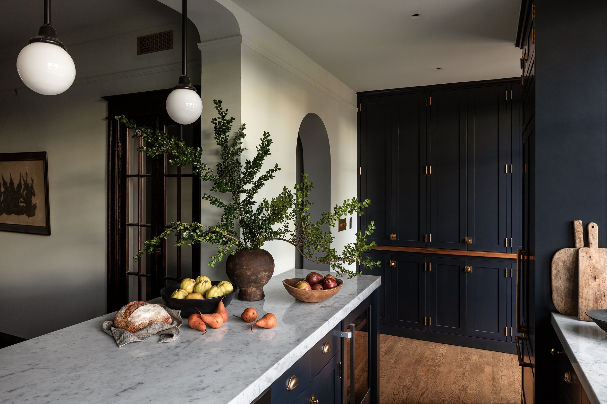 A kitchen renovated by architect Nicholas Potts