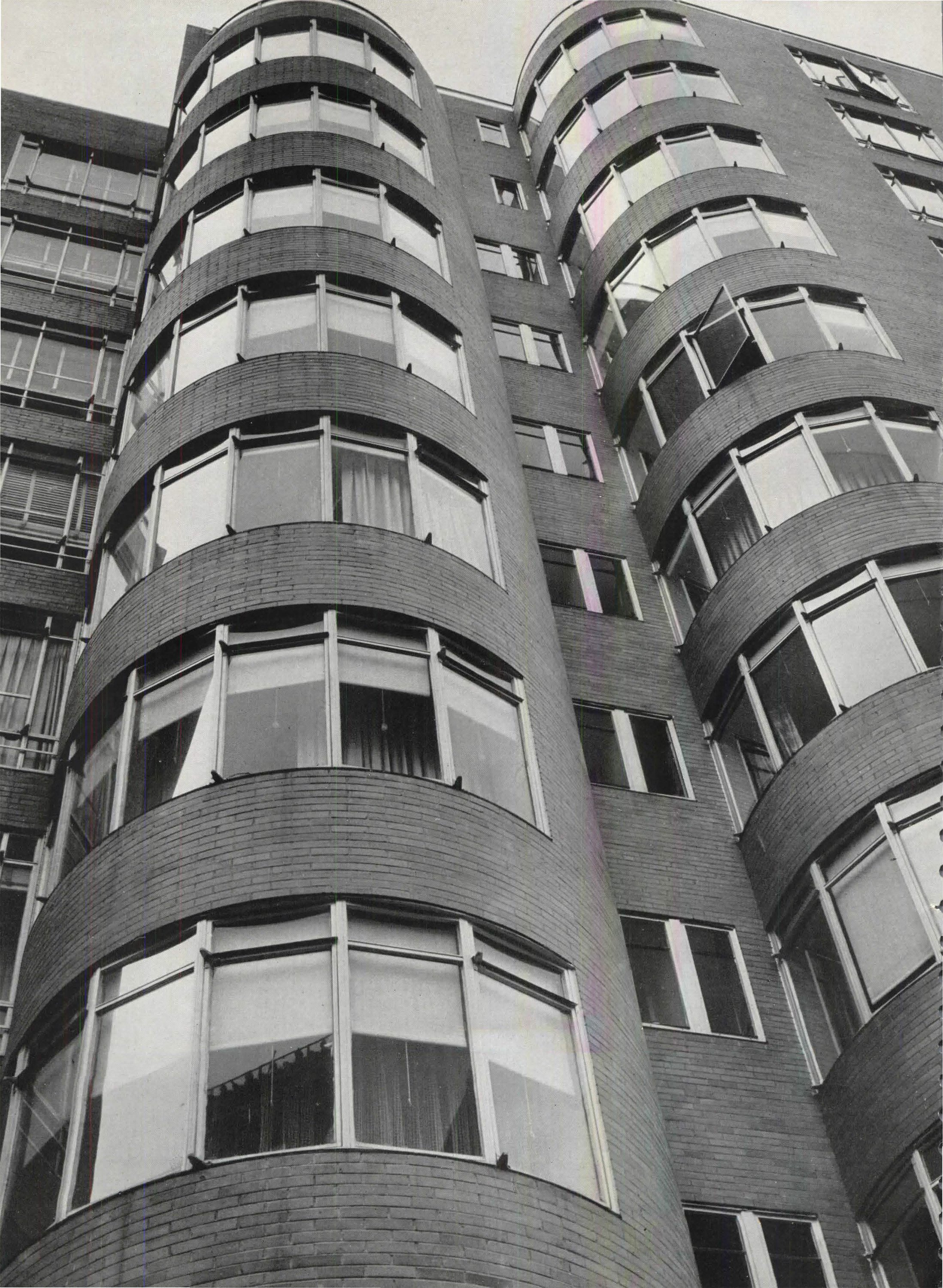 Historic photo of the Rockefeller Apartments