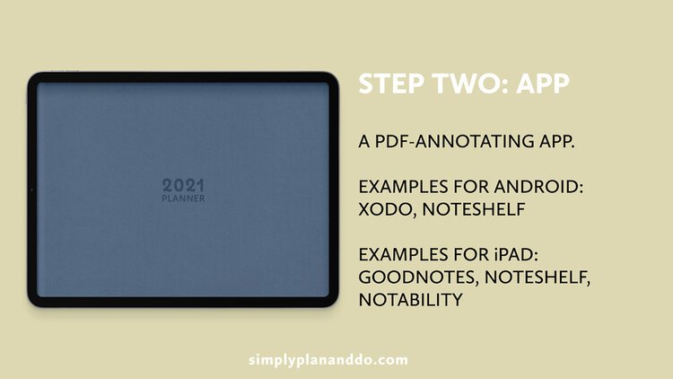simplyplananddo.com - up and running with digital planning in 4 easy steps - a pdf-annotation app.