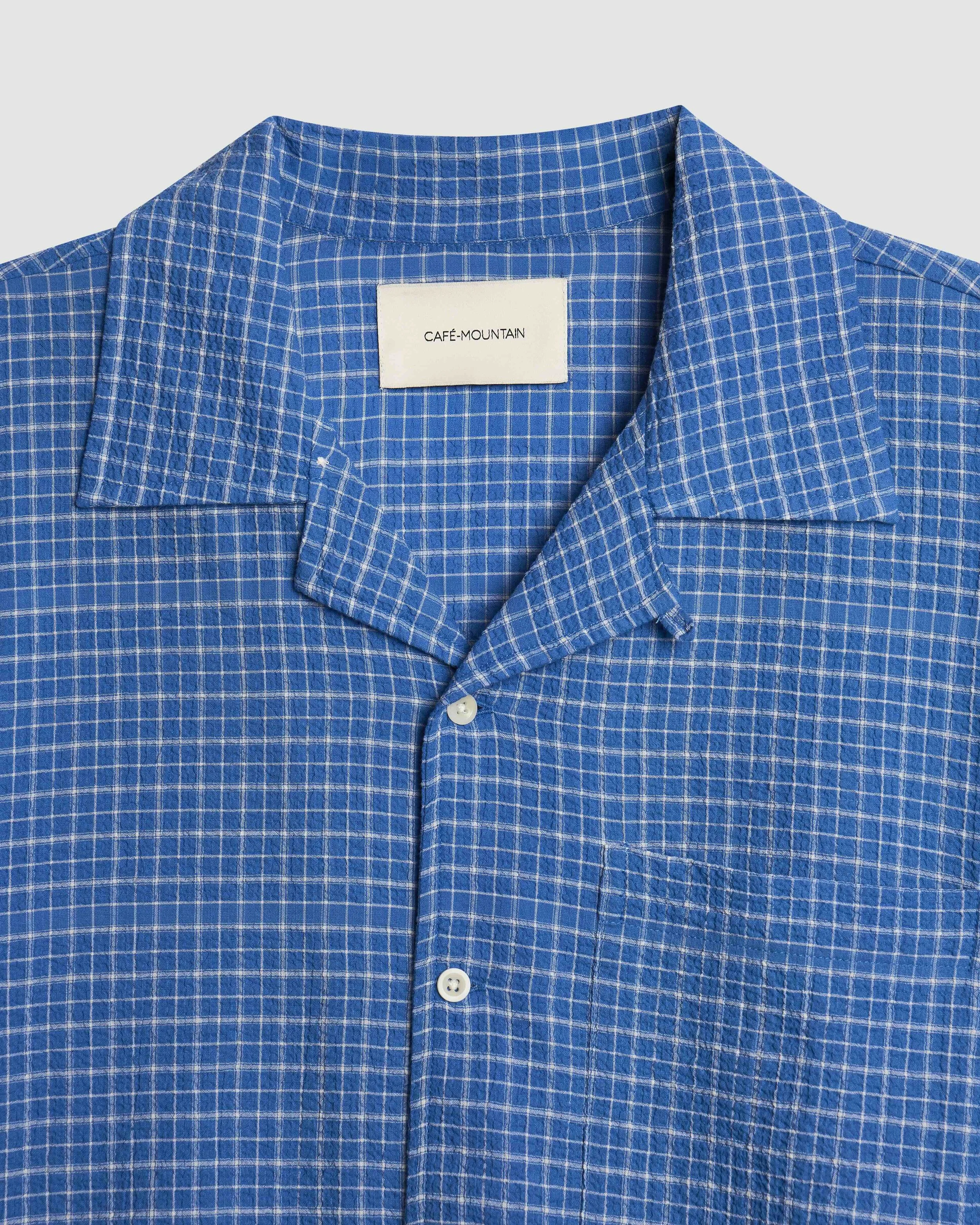 Loose Check Vacation Shirt Blue_ 1.jpeg
