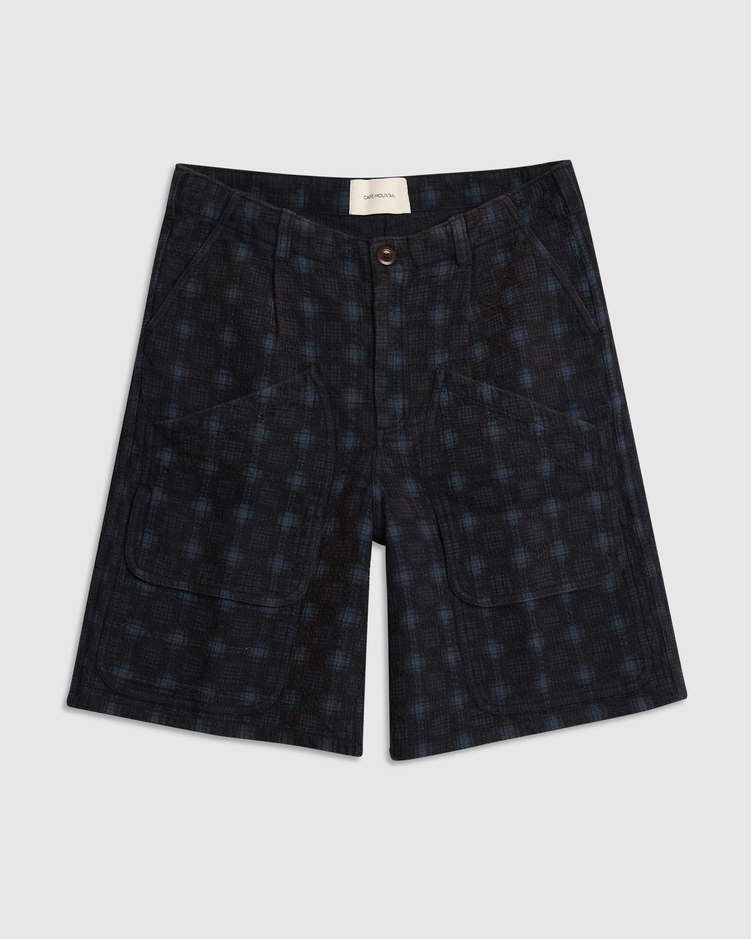 FORAGERS SHORT DOUBLE CHECK INDIGO __ 2.jpg