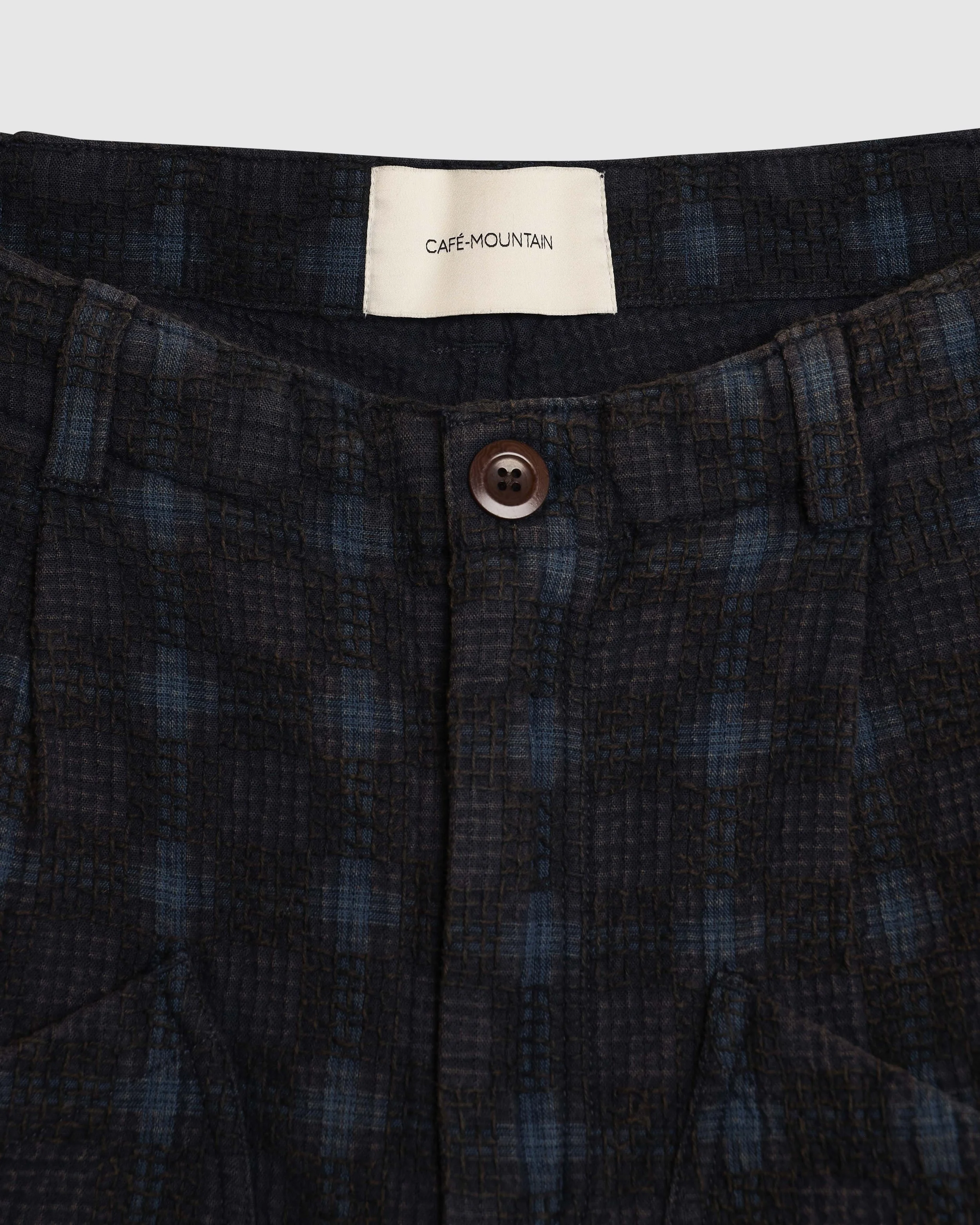 FORAGERS SHORT DOUBLE CHECK INDIGO __.jpg