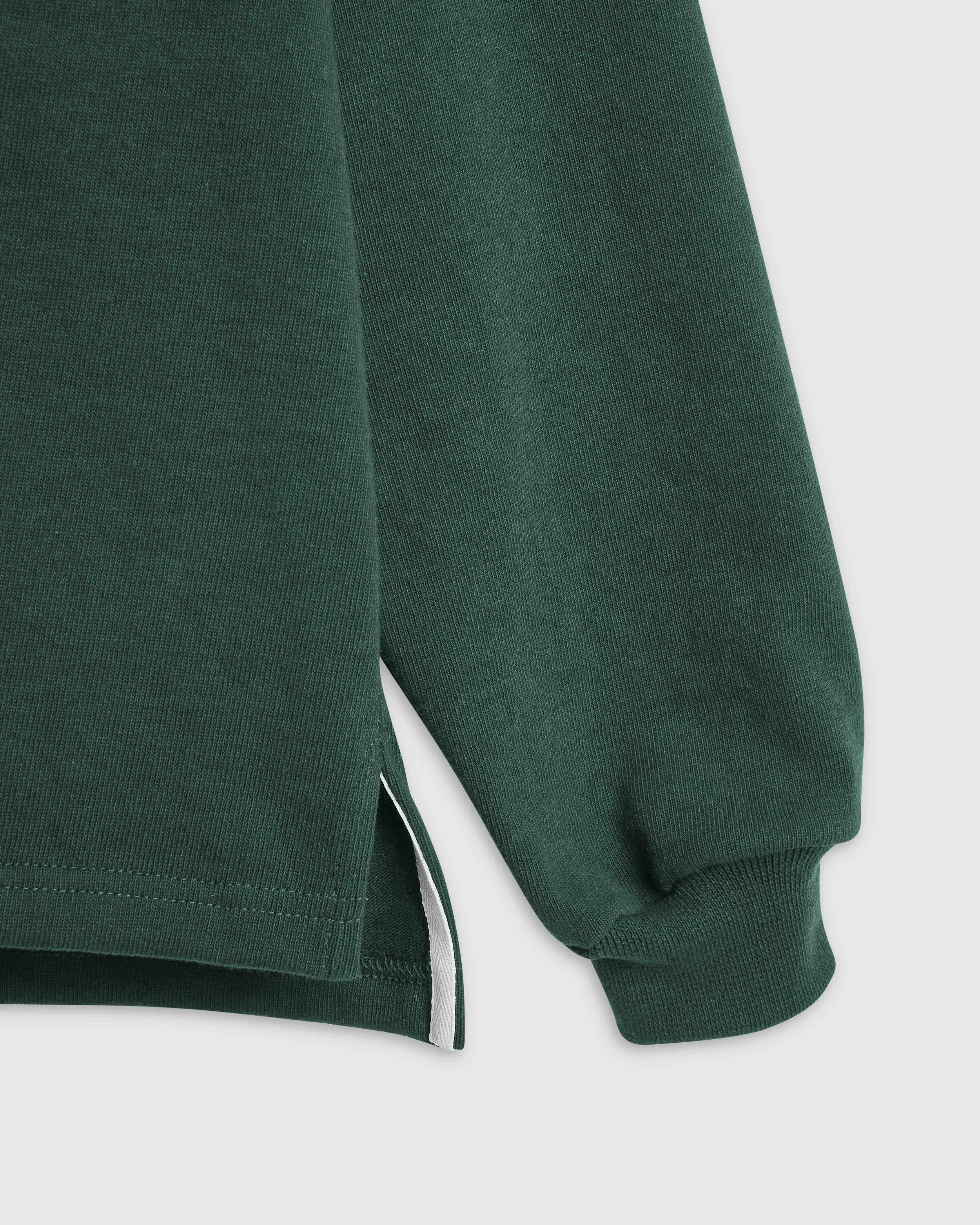Quarter Zip Sweat Navy USE FOR EARTH AND FOREST_ 2__GREEN.jpeg