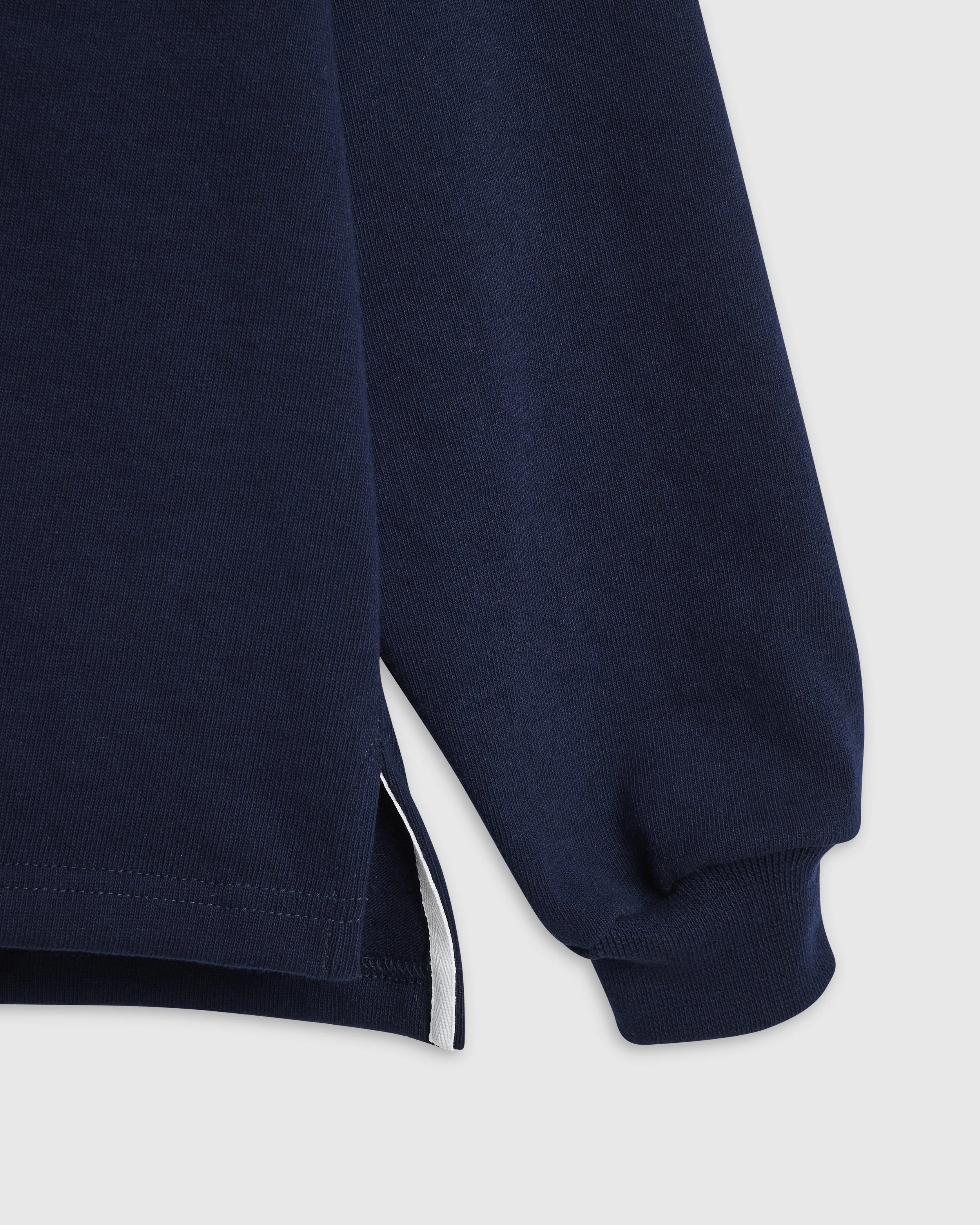Quarter Zip Sweat Navy USE FOR EARTH AND FOREST_ 2.jpg