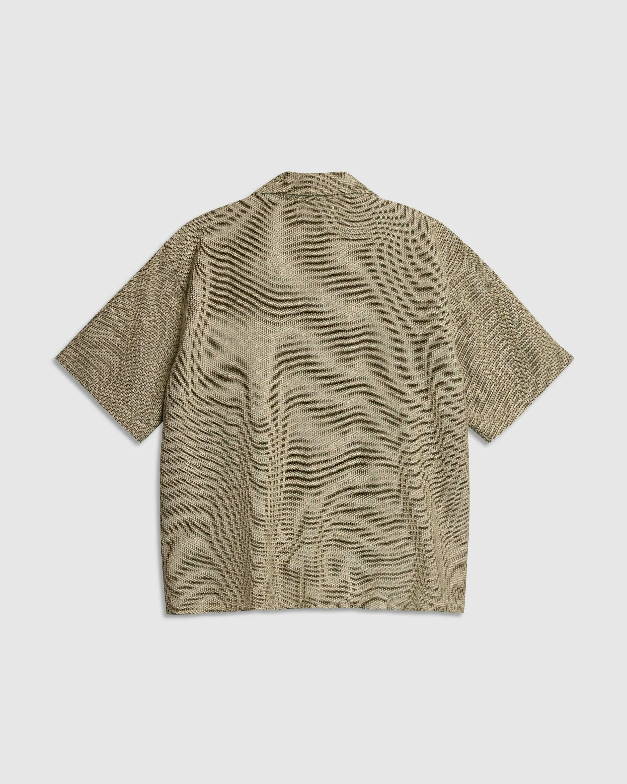 Three Pocket Summer Shirt Mushroom Jacquard Weave _ 4.jpeg